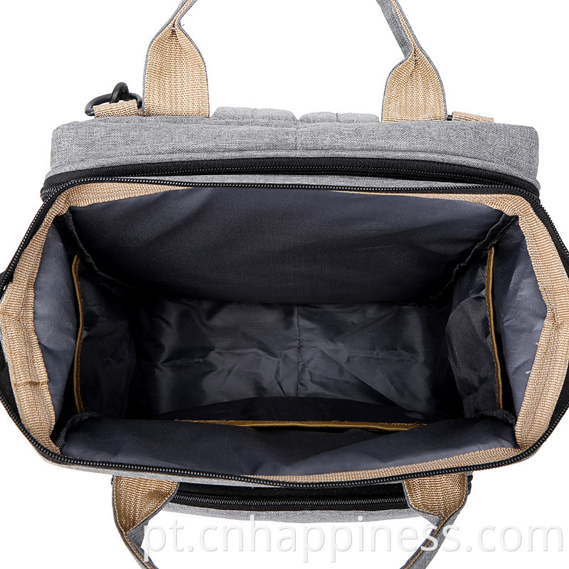 Caminhada de qualidade personalizada Mami Mummy Back Pack Baby Backpack Bolsa com estação de mudança
